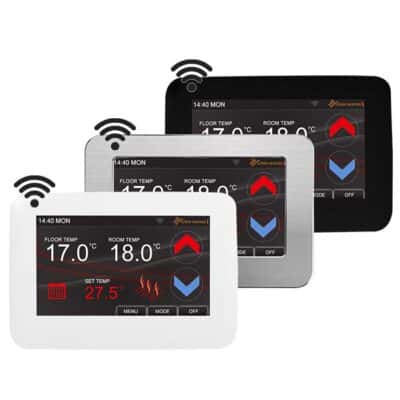 CT1000 WI-FI colour touch Thermostats all