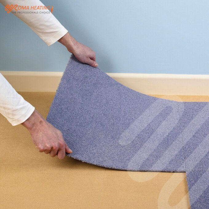 Duo Overlay Hard Board laying carpet tiles
