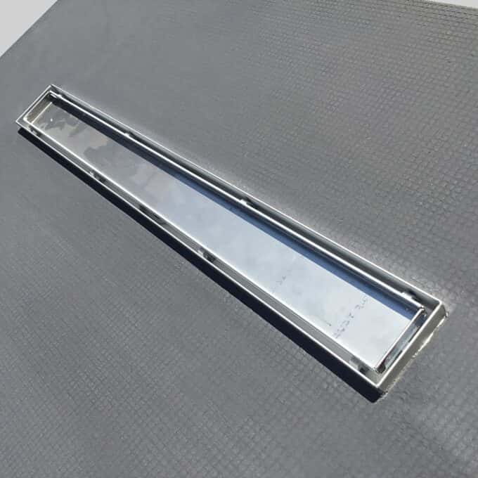 Shower Lay Wetroom Base Tray + Linear Drain for Tiles