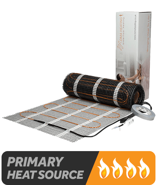 lectric Underfloor Heating Mat - Suitable as a primary heat source