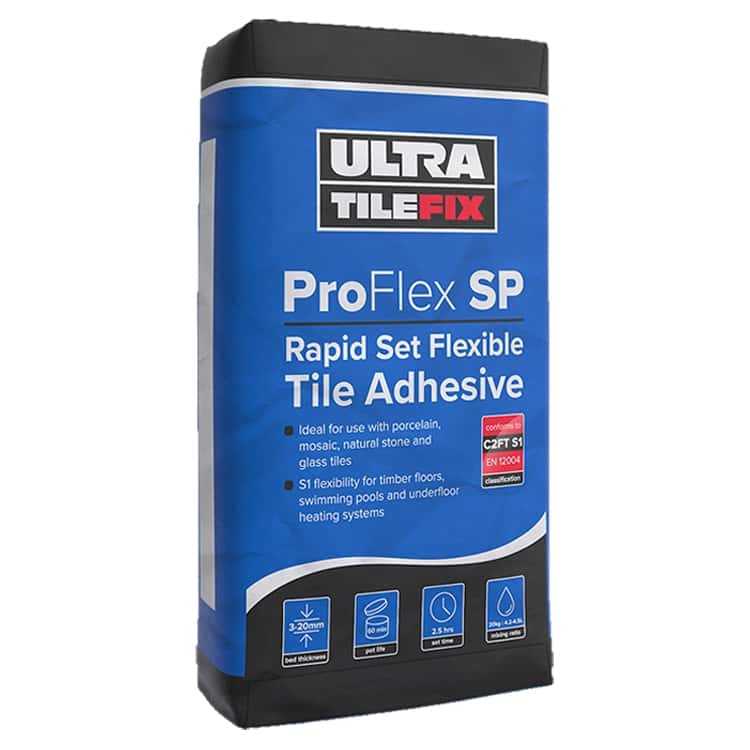 20kg ProFlex SP Flexible Tile Adhesive Roma Heating Electric