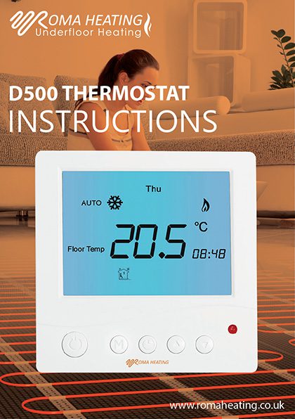 D500 Thermostat Instructions