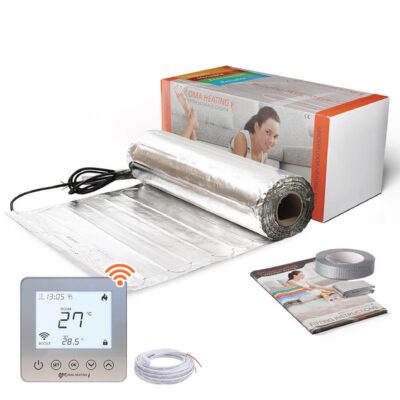 Roma Underfloor Heating Foil Mat System with RWi5 Wi-Fi Thermostat