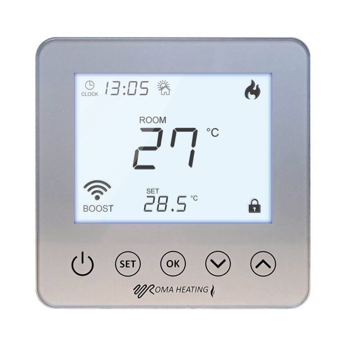 RWI5 Wi-Fi Thermostat - Silver