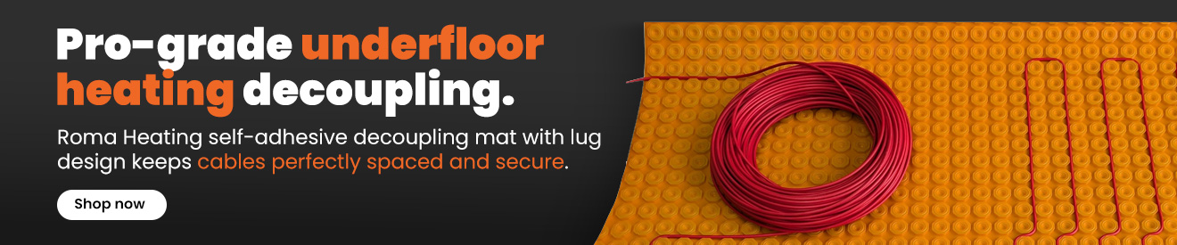 Roma Heating Professional Grade Decoupling insulation